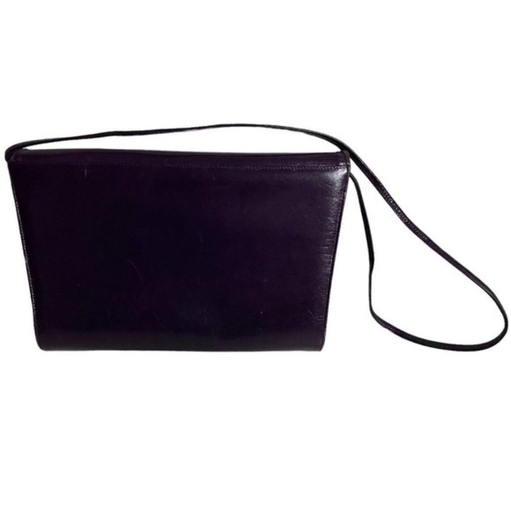 Stuart Weitzman Vintage Plum Tweed Handbag - Picture 3 of 5